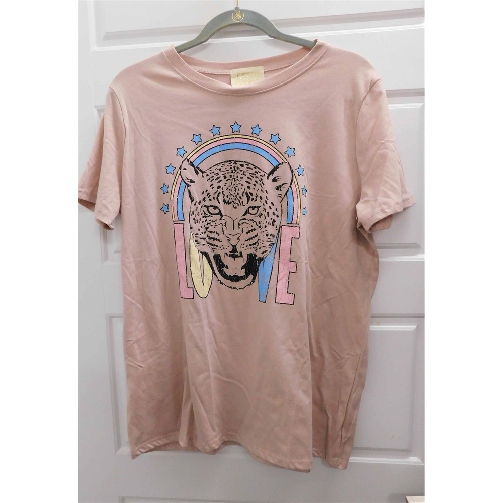 Judith March‎ Love Jungle Cat T-shirt sz XL